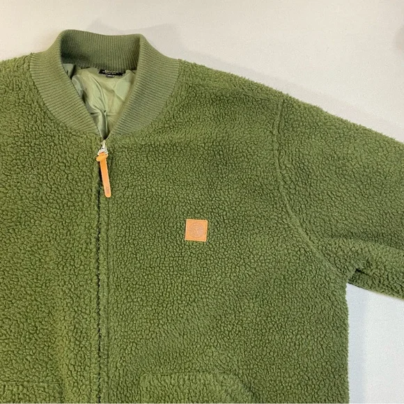 Obey Sherpa Bomber Jacket, Fleece Full Zip - Mens XL - Picture 2 of 14